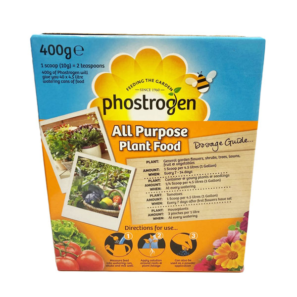 Original Phostrogen Plant Food   40 Can Pack (approx 400g)