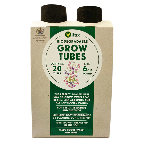 Grow Tubes   Pack of 20   6cm dia.   12.5cm(5") Long